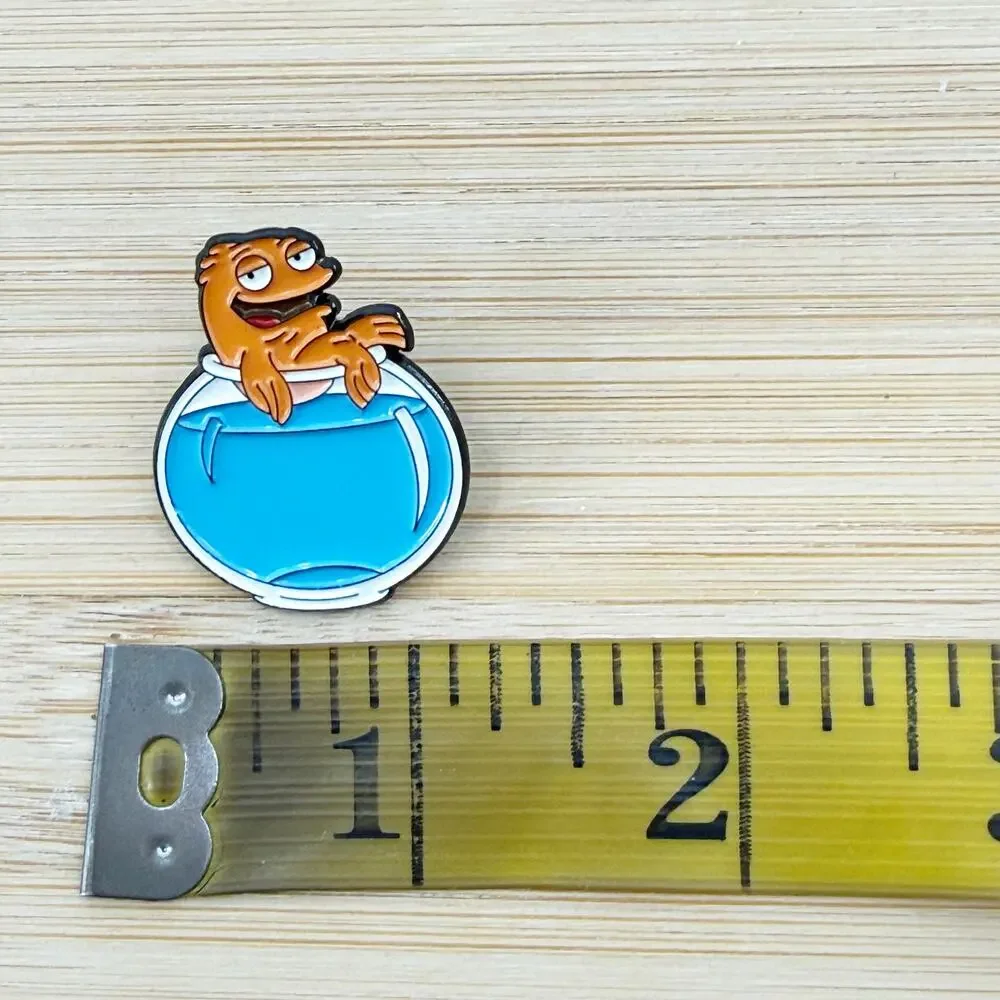 Klaus Heisler American Dad Goldfish Soft Enamel Pin